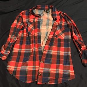 Flannel button down shirt